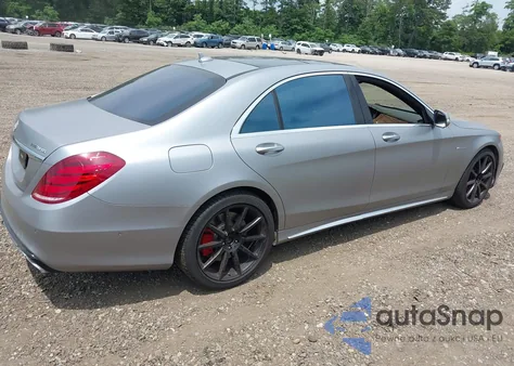 2015 Mercedes-Benz S 63 Amg 4Matic из США, поврежденный, VIN WDDUG7JB1FA192317